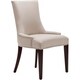 Safavieh Dining Becca Beige Linen Dining Chair - Thumbnail 3