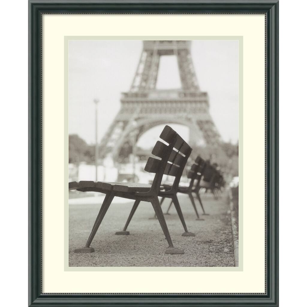 Framed Art Print 'Rendezvous a Paris' by Teo Tarras