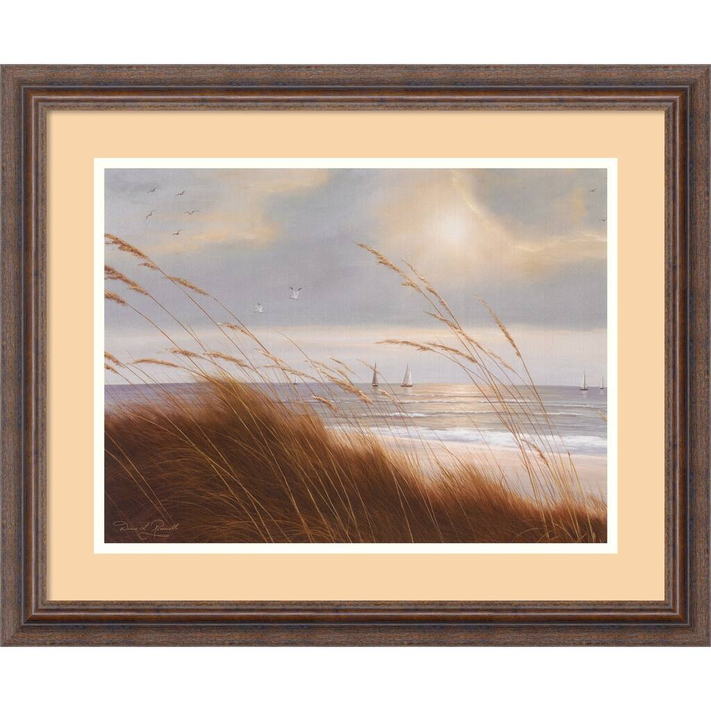 Framed Art Print 'Sailboat Breezeway