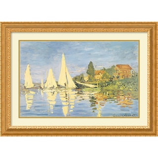 Claude Monet 'Boating at Argenteuil, 1872' Framed Art Print - - 4039332
