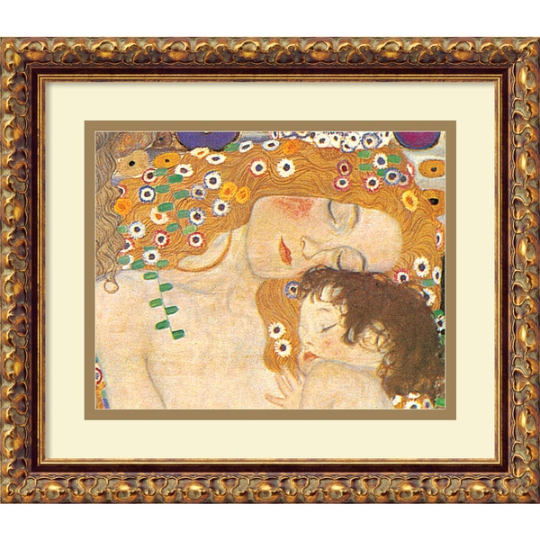 Klimt 'Three Ages of Woman (Detail IV), 1905' Framed Art Print ...