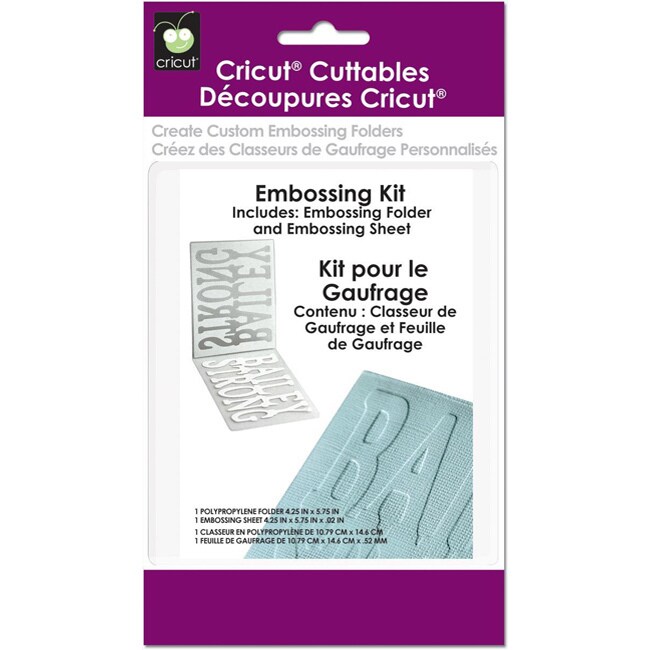 Cricut Cuttables Embossing Folder Kit - Bed Bath & Beyond - 4039775