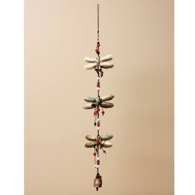 Iron 'Dragon Fly' Hanging Bells (India)