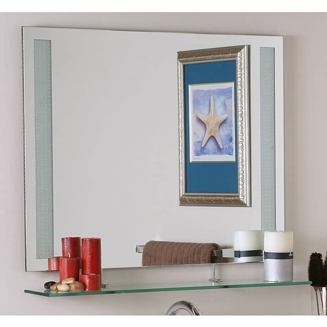Amyrilla Frameless Shelf Mirror - Clear - A/N