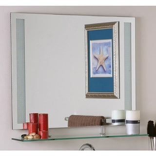 Amyrilla Frameless Shelf Mirror