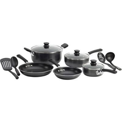 WearEver C957SC74 Grey 12-piece Nonstick Cookware Set