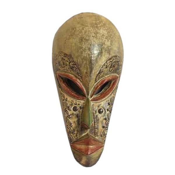 Wood 'Forgive Me' Mask