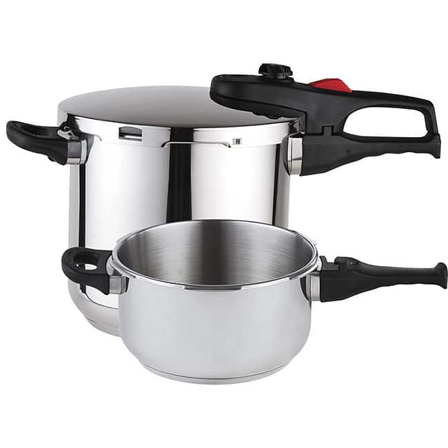 Magefesa Practika Plus Stainless Steel 3-piece Pressure Cooker Set