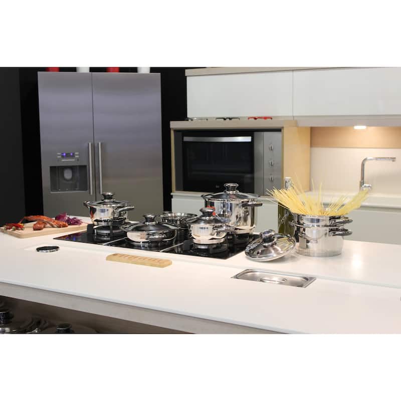 Magefesa Ecotherm Dietetic Stainless Steel 12-piece Cookware Set
