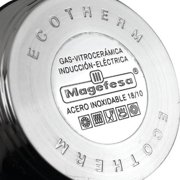 Magefesa Ecotherm Dietetic Stainless Steel 12-piece Cookware Set