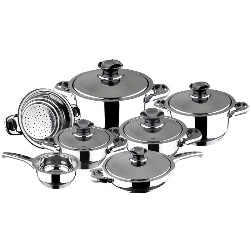 Magefesa Ecotherm Dietetic Stainless Steel 12-piece Cookware Set
