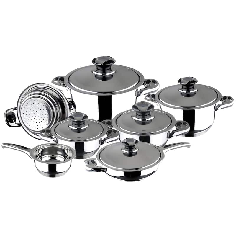 Magefesa Ecotherm Dietetic Stainless Steel 12-piece Cookware Set