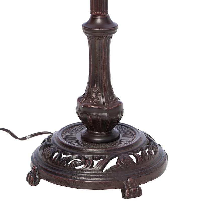 Tiffany-style Rome Reading Lamp