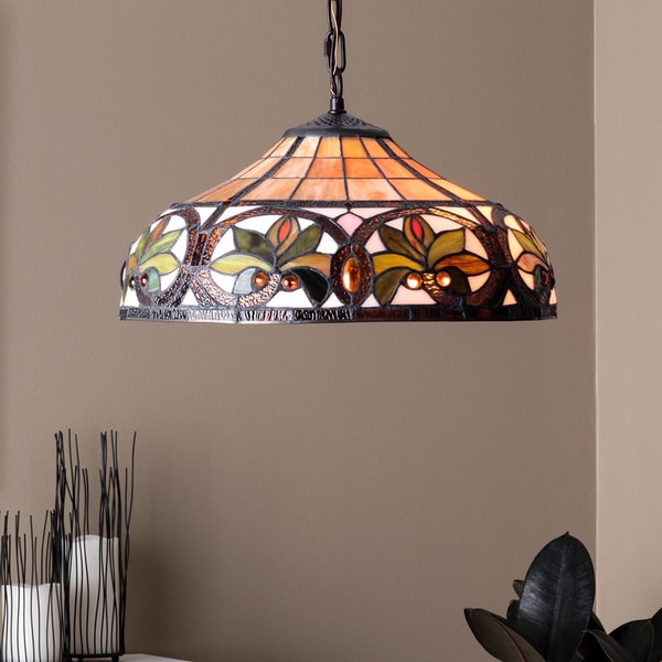 Shop Tiffany-style Hanging Lamp - Free Shipping Today ...