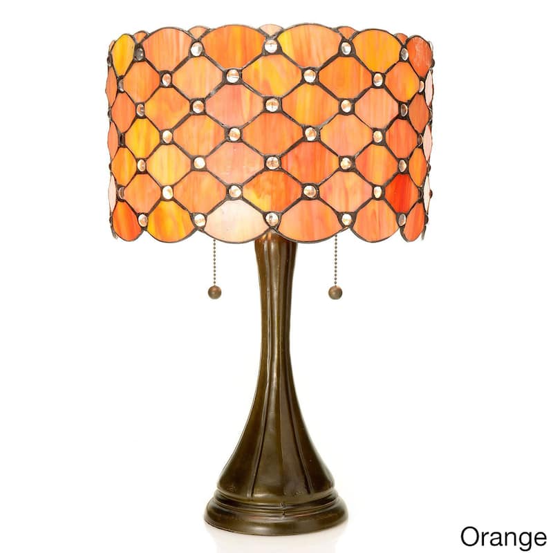 Tiffany-style Modern Table Lamp - TF7048TL Orange