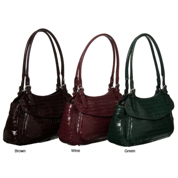 overstock handbags leather