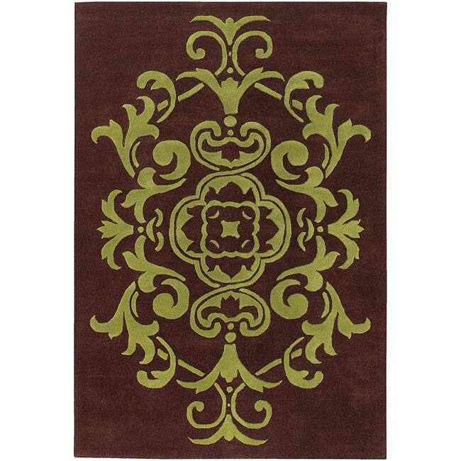 Artist's Loom Hand-tufted Transitional Oriental Wool Rug (5'x7'6) - 5' x 7'6