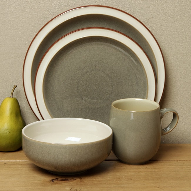 Denby Fire Sage 4 piece Place Setting