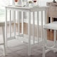 preview thumbnail 2 of 1, TRIBECCA HOME Nova White 3-piece Kitchen Counter Height Dining Set