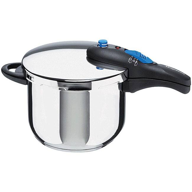 Magefesa Mageplus Stainless Steel 4.2-quart Super Fast Pressure Cooker - Clear