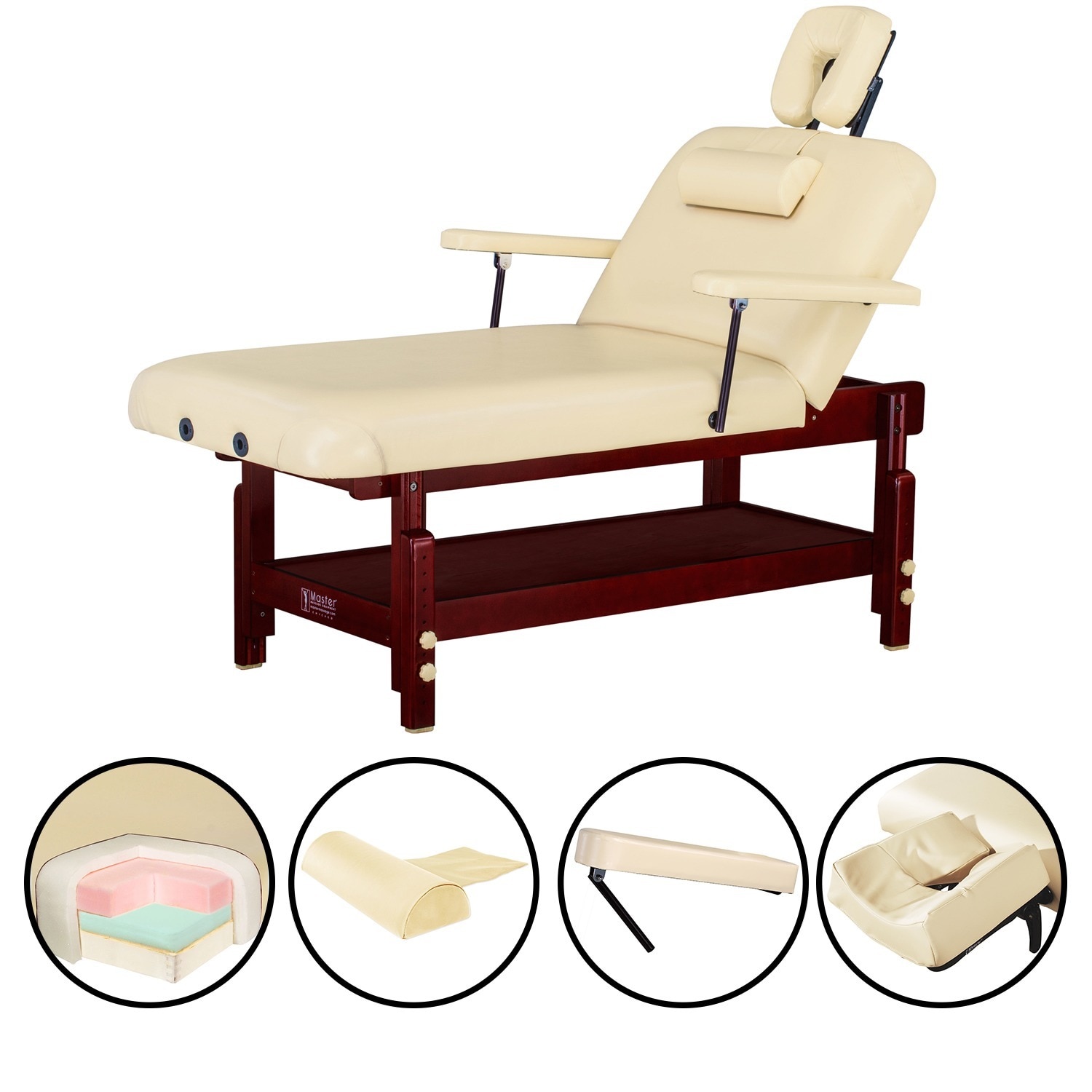 Master Massage 31 inch Spamaster Stationary Massage Table