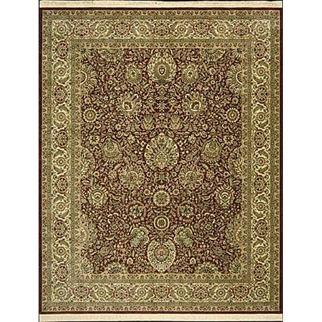 Nourison Persian Traditions Red Accent Rug (23 X 41) (blackPattern orientalMeasures 1/2 inch thickTip We recommend the use of a non skid pad to keep the rug in place on smooth surfaces.All rug sizes are approximate. Due to the difference of monitor colo