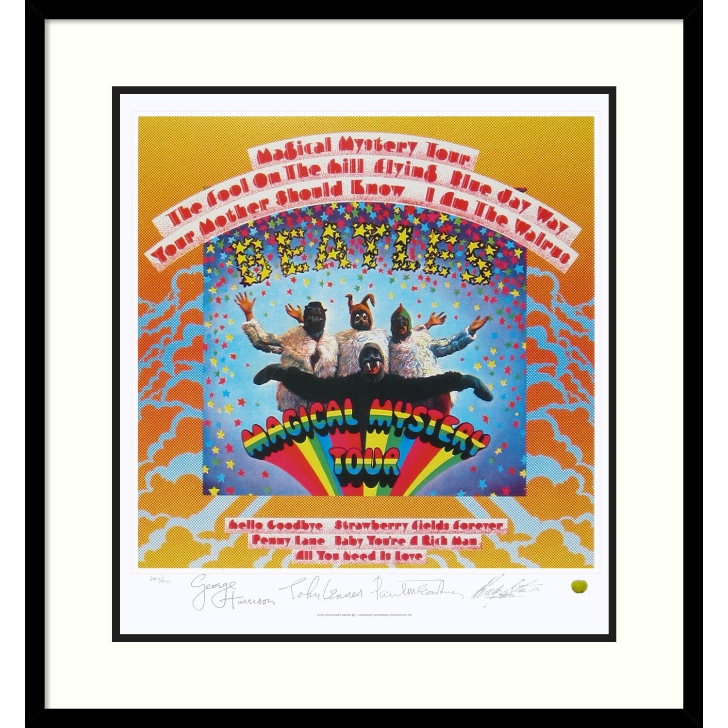 The Beatles Magical Mystery Tour (Album Cover) Framed Art Print