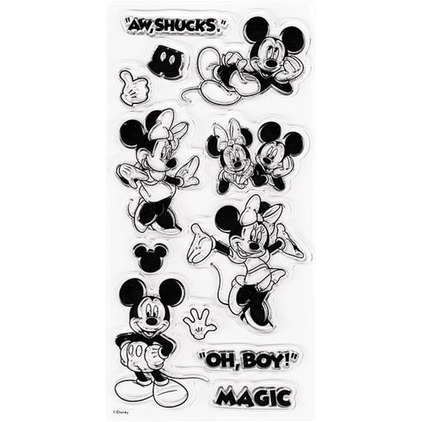 Disney's Mickey and Minnie Clear Stamps. Opens flyout.