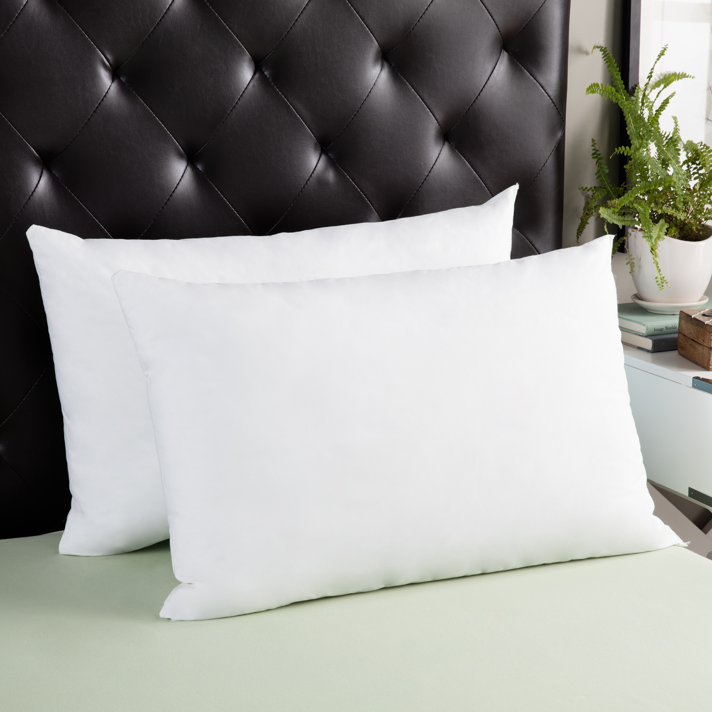 Buy Plush Down-Alternative Gel-Fiber Pillow (2-Pack) (Queen