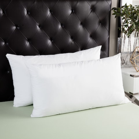 Splendorest Angel Soft Down Alternative King-size Pillows (Set of 2) - White