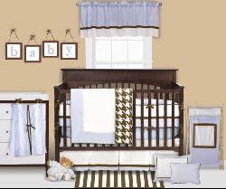 preview thumbnail 2 of 1, Bacati Metro Decorative Pillows (Set of 2) - Chocolate