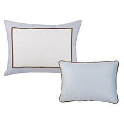 slide 2 of 3, Bacati Metro Decorative Pillows (Set of 2) - Chocolate