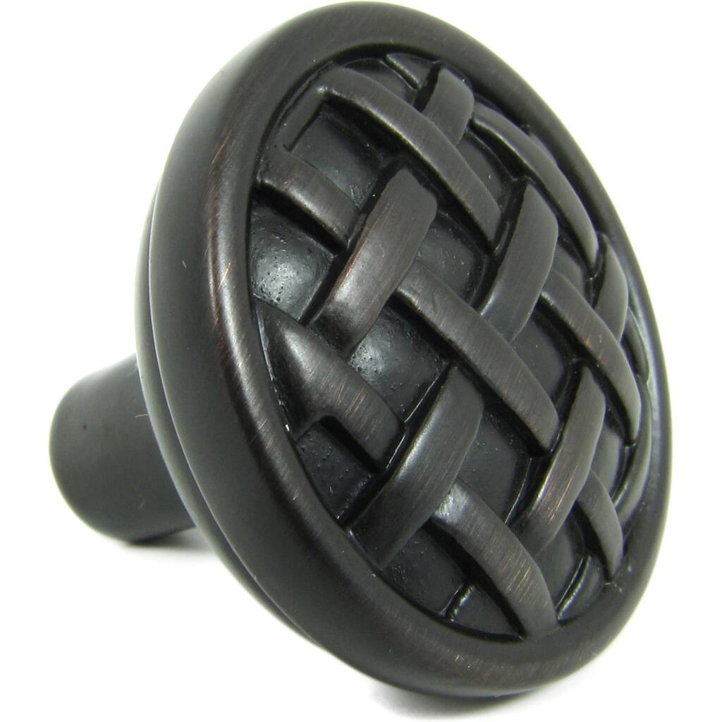 Basket Weave Cabinet Knobs (Pack of 10)