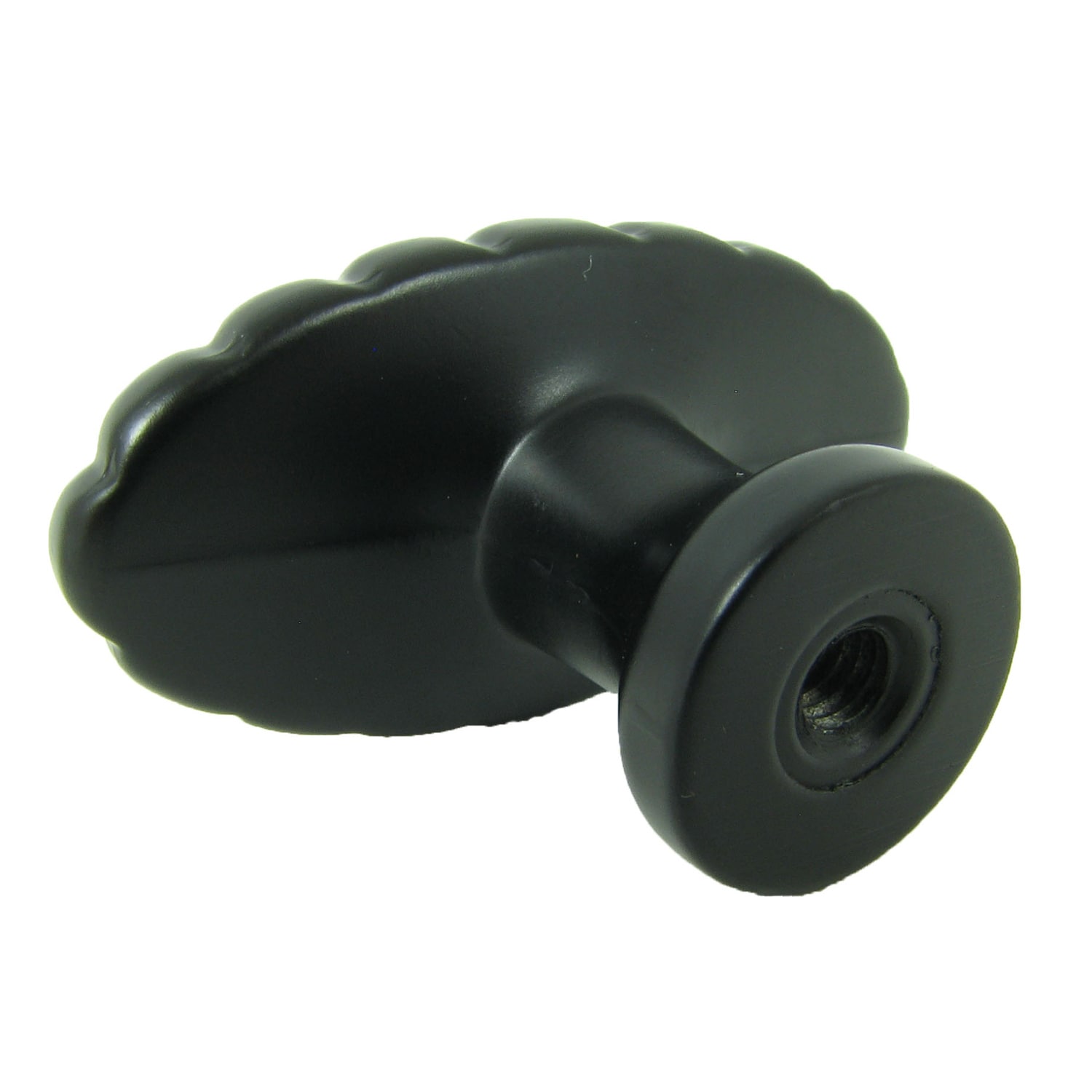 Stone Mill Hardware CP30-MB The The Matte Black Tuscany Cabinet Knob,