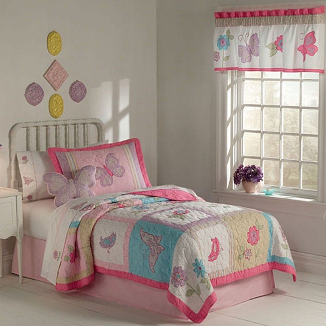 Flurry Of Butterflies 3 piece Quilt Set