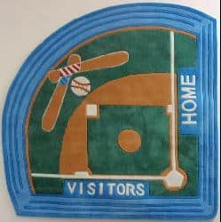 Baseball Field Rug 5 X 5 Overstock 4079256