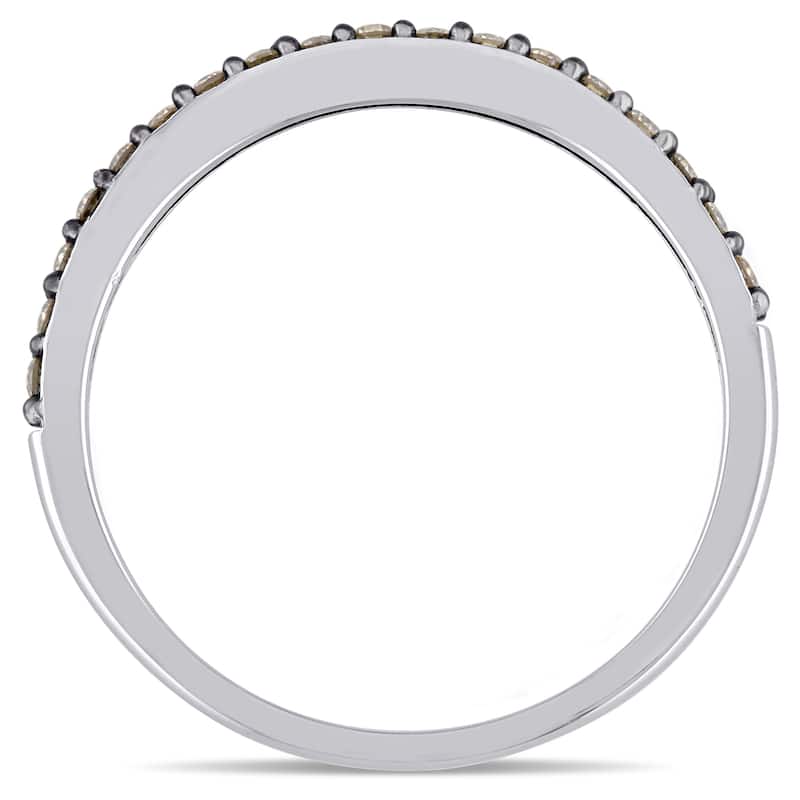 Miadora 10k Gold 1/4ct TDW Champagne Diamond Ring