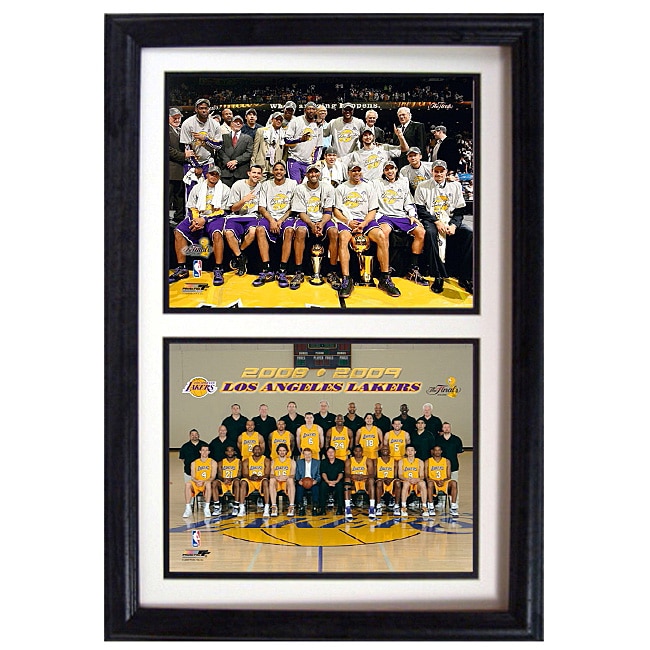 LA Lakers 2009 NBA Champions 12x18-inch Collectible Sports Print