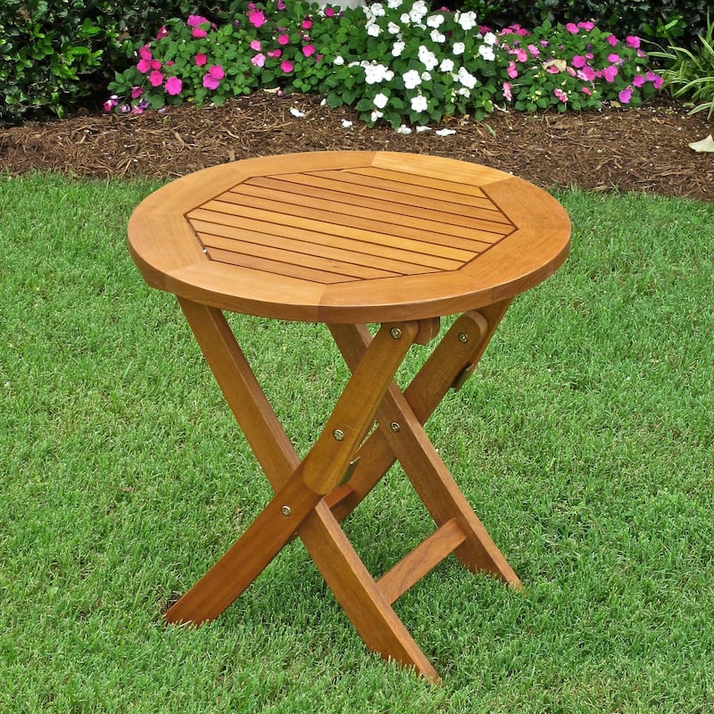 International Caravan Royal Tahiti 19-inch Folding End Table