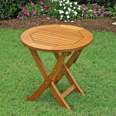 International Caravan Royal Tahiti 19-inch Folding End Table