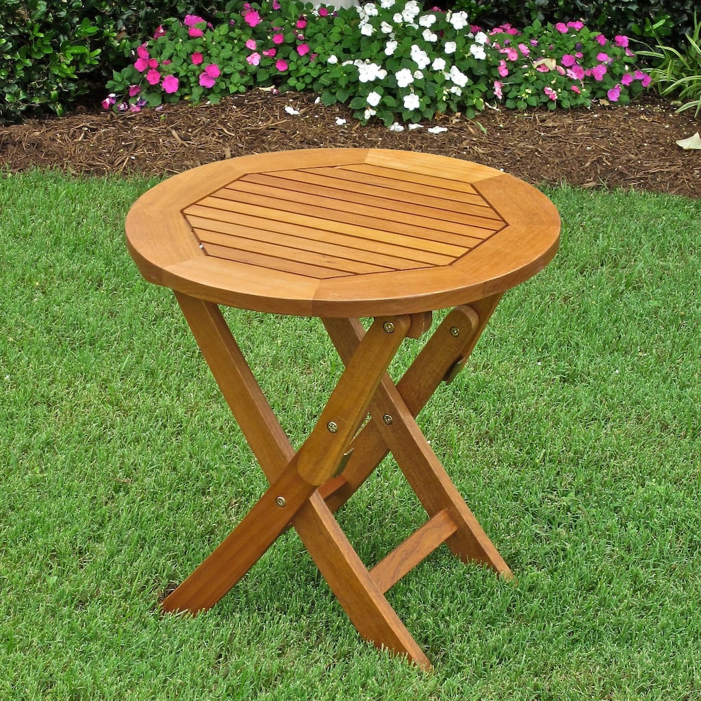 International Caravan Royal Tahiti 19-inch Folding End Table