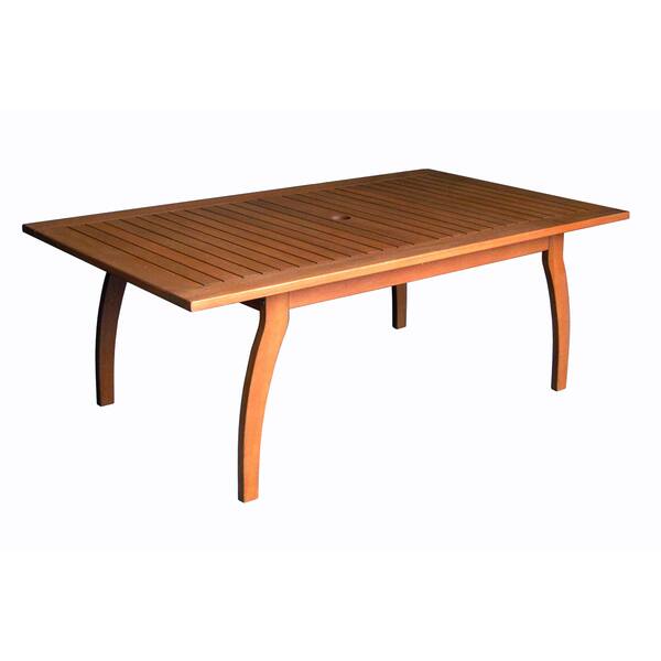 International Caravan Royal Tahiti Outdoor Wood Rectangular Dining Table International Caravan Royal Tahiti Outdoor Wood Rectangular Dining Table