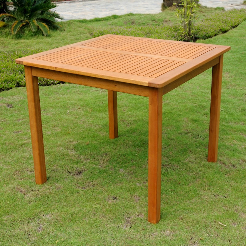 Royal Tahiti 32-inch Patio Dining Table - Brown
