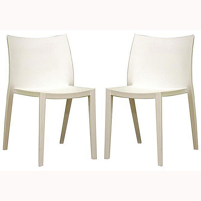 White Accent/ Dining Chairs (set Of 2)