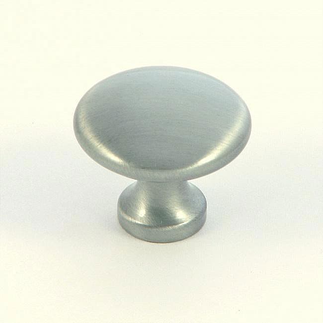 Satin Pewter Plain Round Cabinet Knobs (pack Of 5)