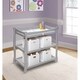 preview thumbnail 1 of 18, Badger Basket Sleigh Style Baby Changing Table