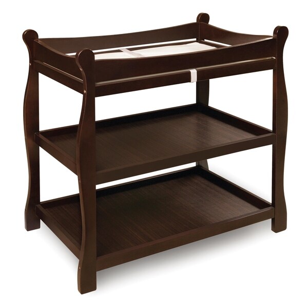 badger basket sleigh style changing table