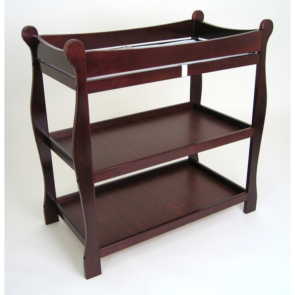 Badger Basket Sleigh Style Baby Changing Table