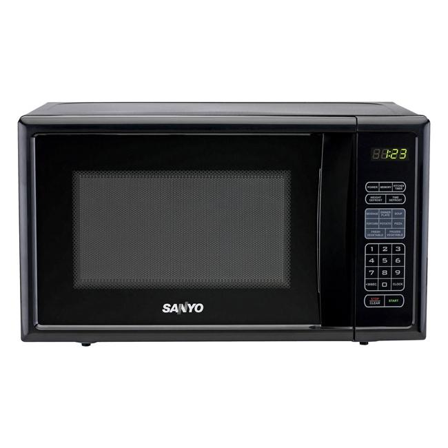 Sanyo Em S2588b 0 7 Cubic Foot Black Countertop Microwave Oven Thumbnail Sanyo Em S2588b 0 7 Cubic Foot Black Countertop Microwave Oven