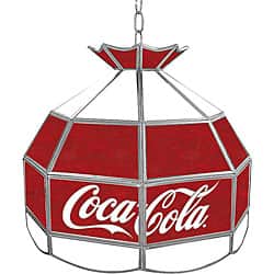 Coca Cola Vintage 16-inch Stained Glass Tiffany Lamp